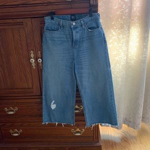 Urban Outfitters wide leg crop jeans